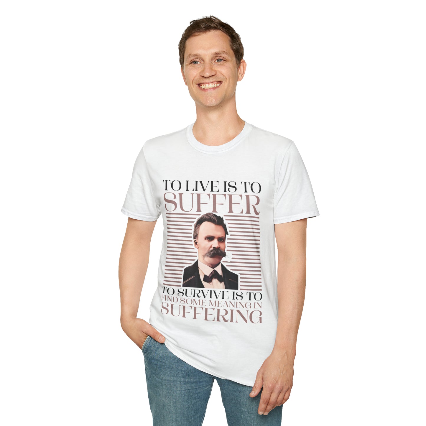 Friedrich Nietzsche T-Shirt (Light Colors)