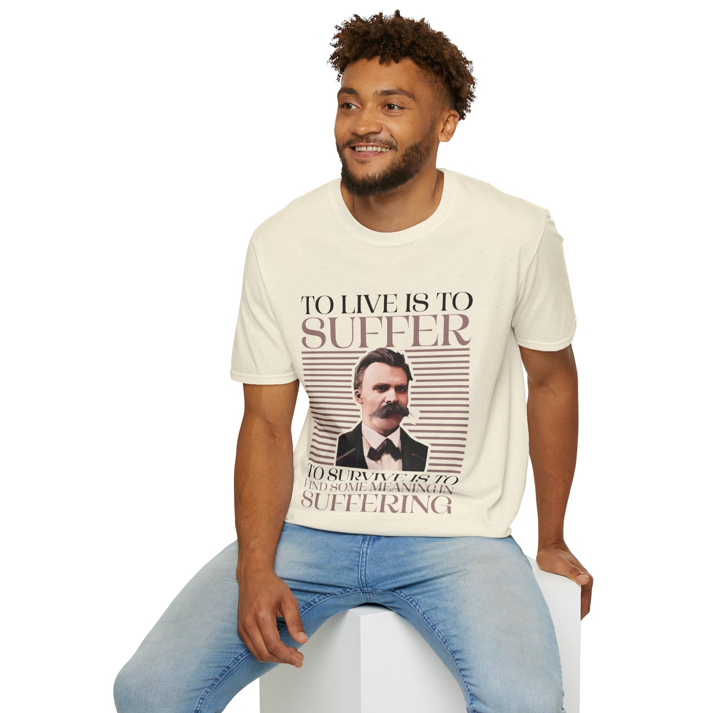 Friedrich Nietzsche T-Shirt (Light Colors)