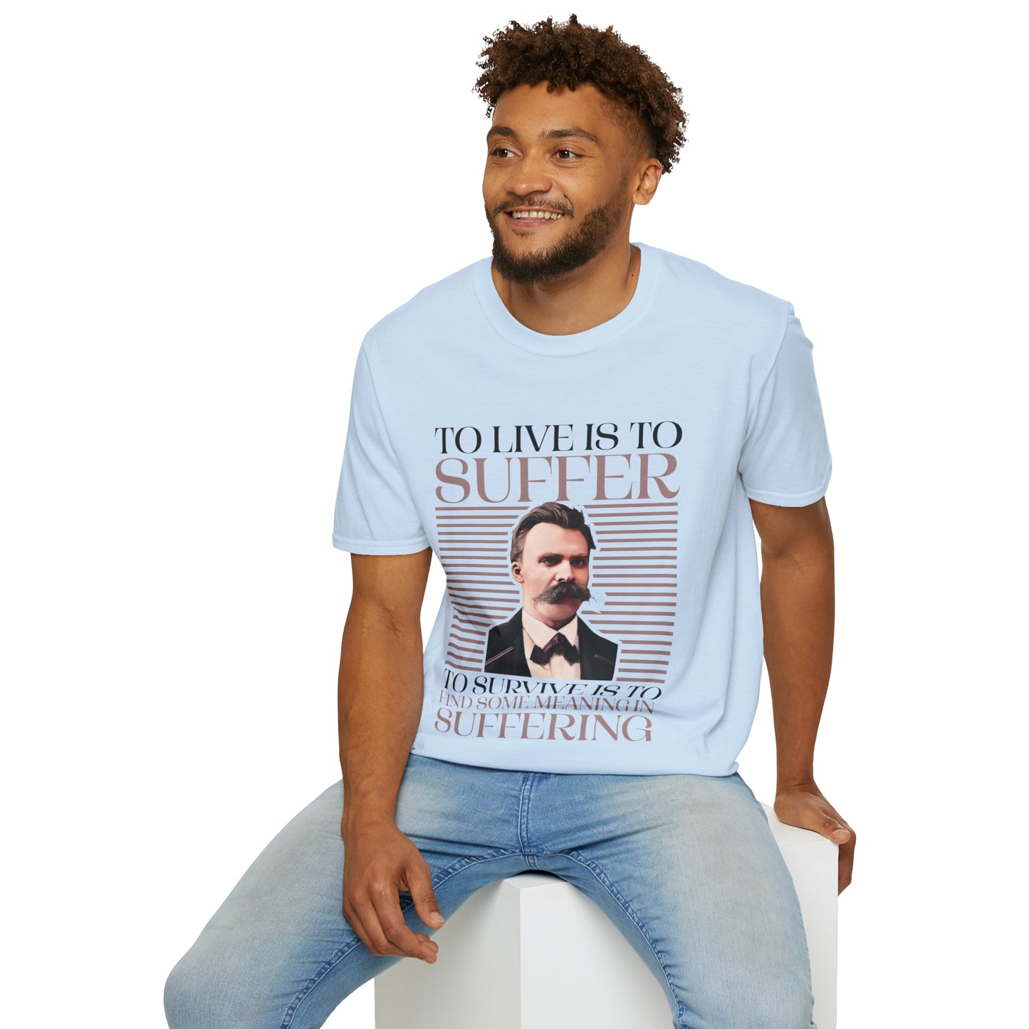 Friedrich Nietzsche T-Shirt (Light Colors)