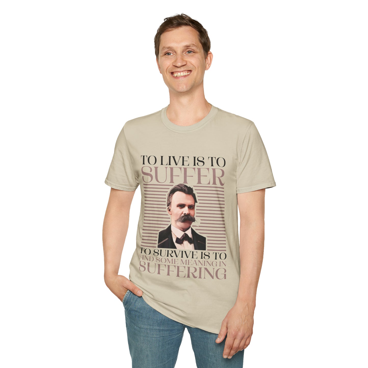 Friedrich Nietzsche T-Shirt (Light Colors)