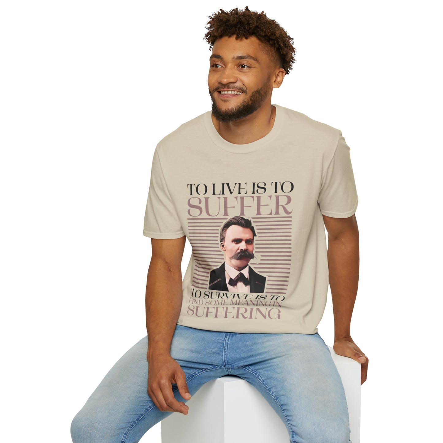 Friedrich Nietzsche T-Shirt (Light Colors)