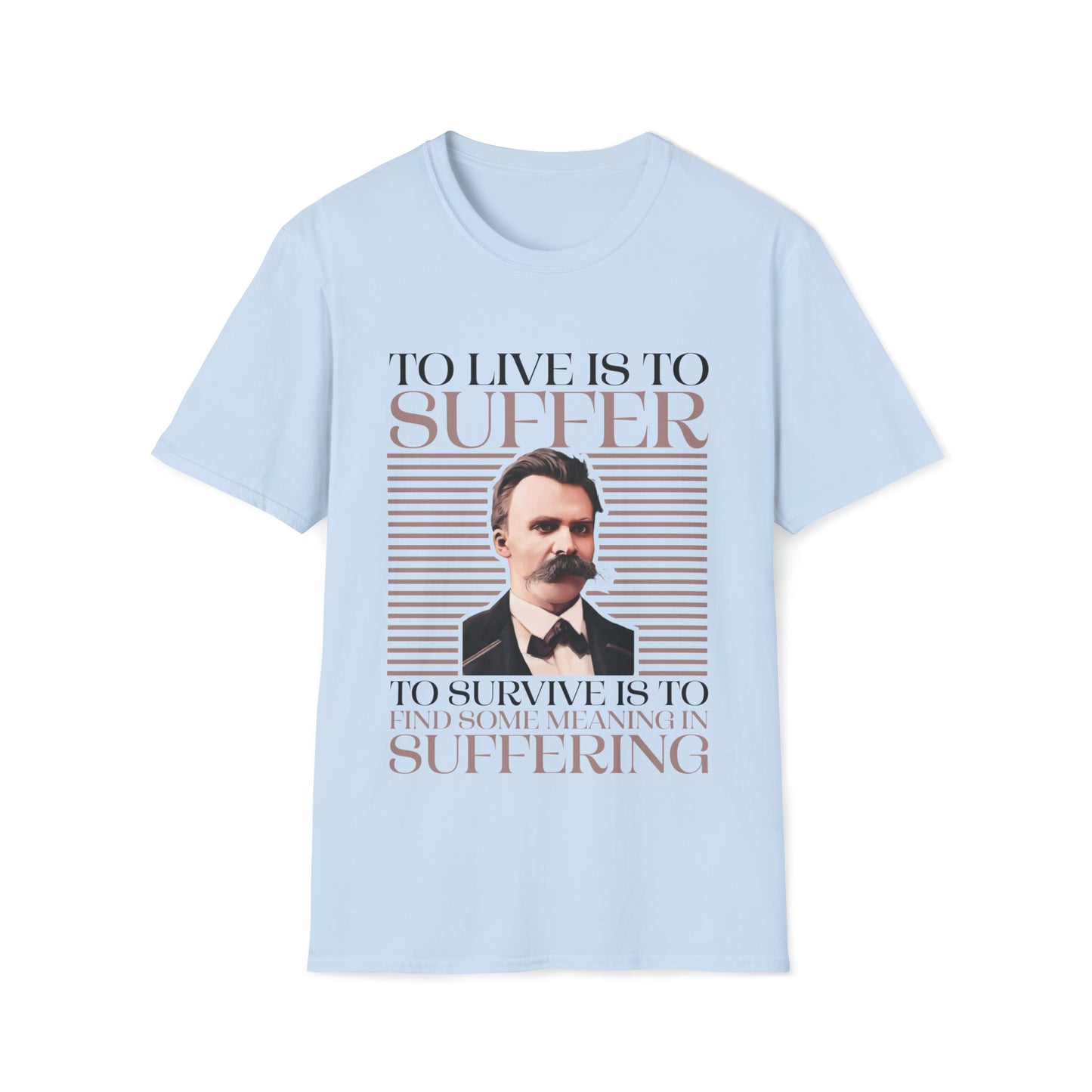 Friedrich Nietzsche T-Shirt (Light Colors)